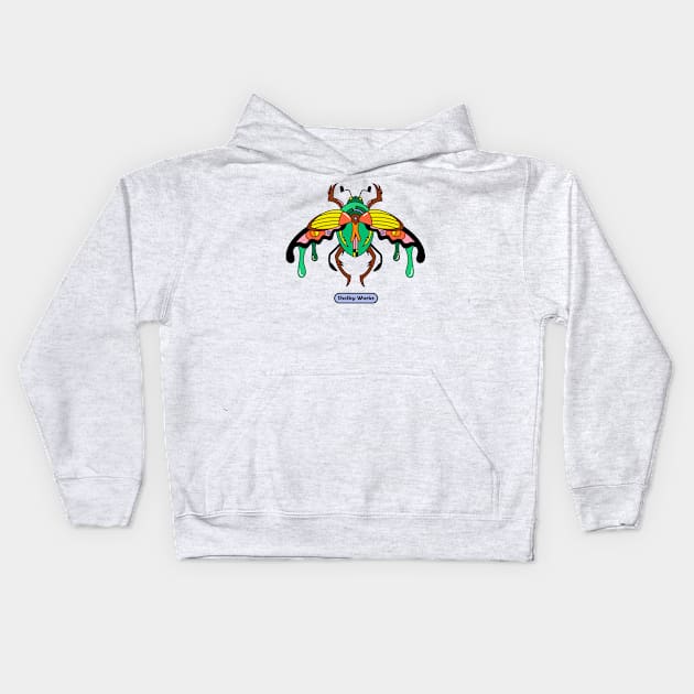 Beetle Sees Kids Hoodie by ShelbyWorks